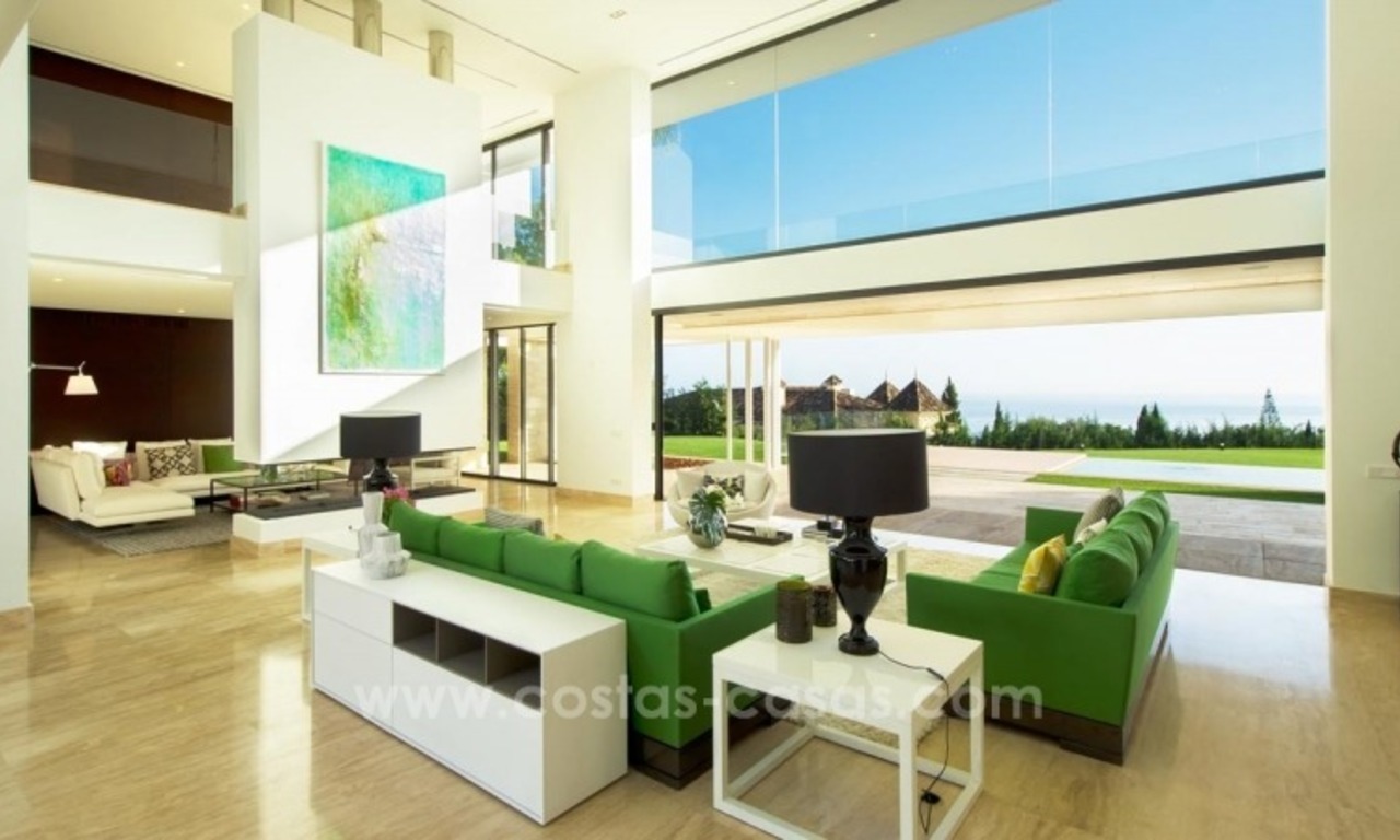 Nieuwe ultra moderne villa te koop op de Golden Mile in Sierra Blanca te Marbella 10