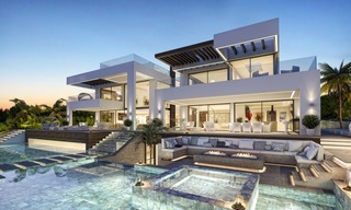Nieuwe moderne villa te koop met tennis in Nueva Andalucia te Marbella 3