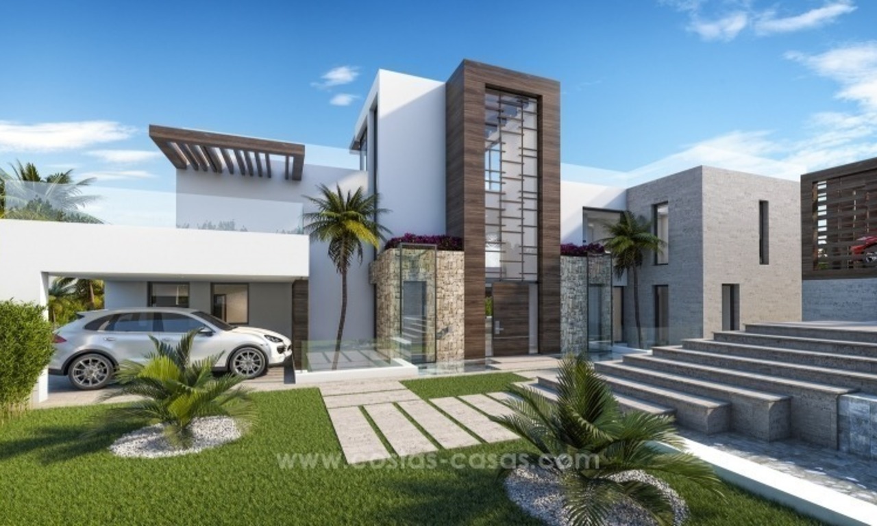Nieuwe moderne villa te koop met tennis in Nueva Andalucia te Marbella 6