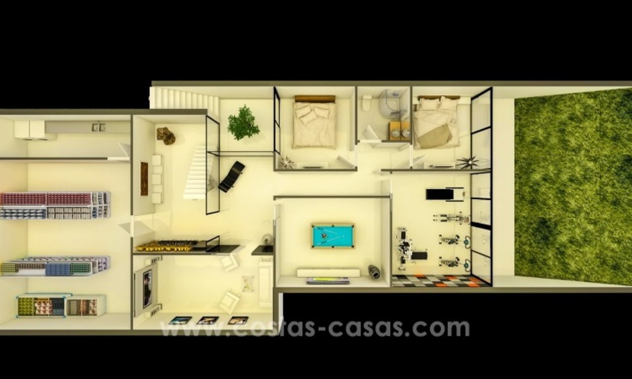 Nieuwe design villa´s aan de golfbaan in Nueva Andalucia te Marbella 6