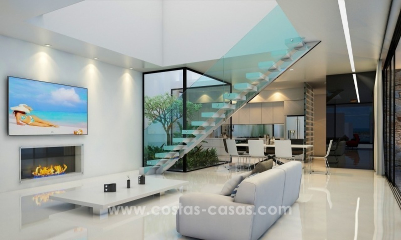 Nieuwe design villa´s aan de golfbaan in Nueva Andalucia te Marbella 5