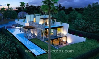 Nieuwe design villa´s aan de golfbaan in Nueva Andalucia te Marbella 2