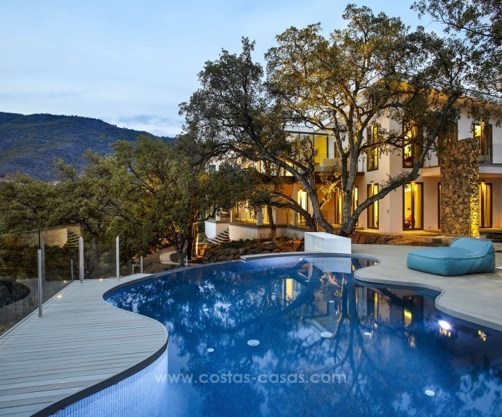 Nieuwe moderne design villa te koop in La Zagaleta, Marbella – Benahavis