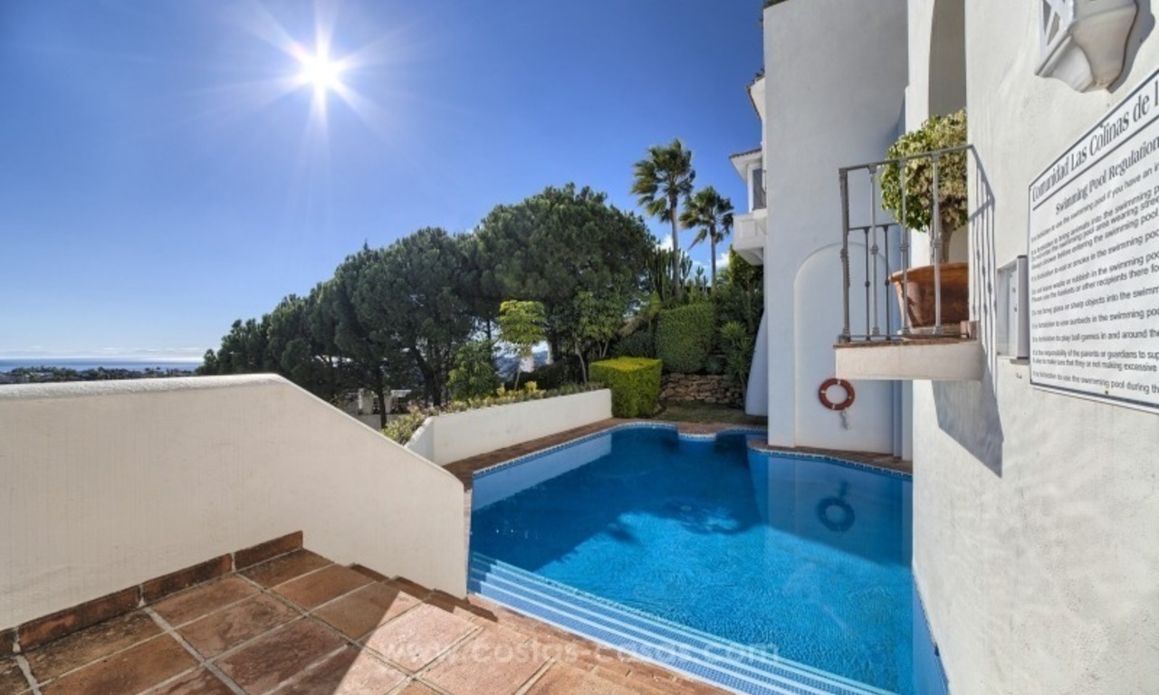 Ruim 4-slaapkamer penthouse appartement te koop met zeezicht in Benahavis – Marbella 6