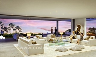 Moderne eerstelijn golf Villa te koop in golfresort op de New Golden Mile, Benahavis – Marbella 3