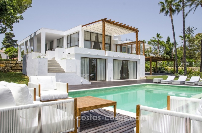Gerenoveerde Moderne Villa te koop op de Golden Mile in Marbella