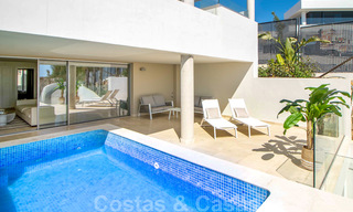 Moderne design appartementen met eigen zwembad te koop in boutique complex in Nueva Andalucia te Marbella 28760 