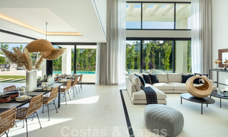 Te koop in Nueva Andalucia, Marbella: Nieuwe moderne villa in aanbouw 28957 