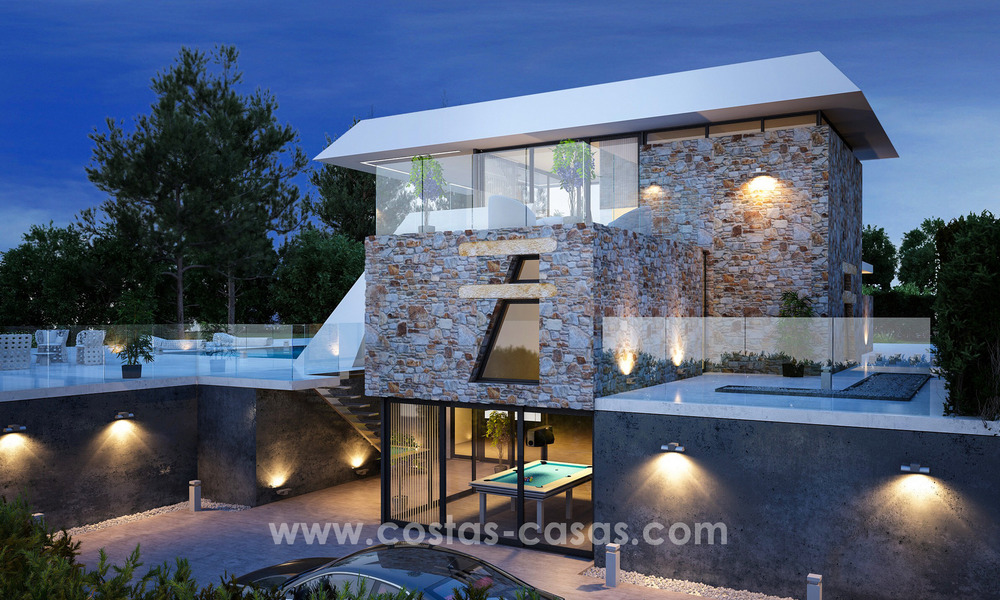 Nieuwe moderne design villa aan de golf in Nueva Andalucia te Marbella 30112