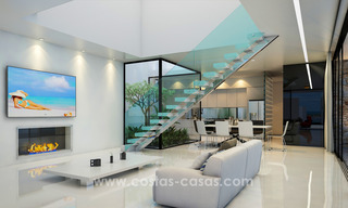 Nieuwe moderne design villa aan de golf in Nueva Andalucia te Marbella 30114 