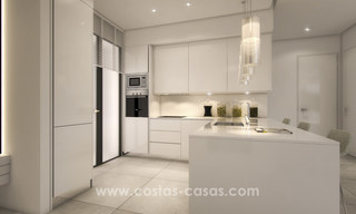 Moderne nieuwe luxe appartementen te koop met zeezicht op slechts enkele minuten rijden van Marbella centrum 4652 