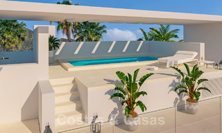 Moderne nieuwe luxe appartementen te koop met zeezicht op slechts enkele minuten rijden van Marbella centrum 38345 