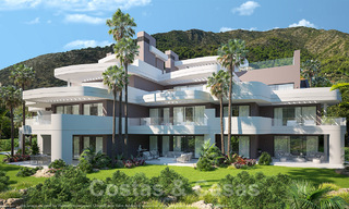Moderne nieuwe luxe appartementen te koop met zeezicht op slechts enkele minuten rijden van Marbella centrum 38350 