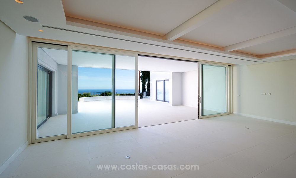 Moderne Design villa te koop met zeezicht in La Zagaleta, Benahavis – Marbella 21139