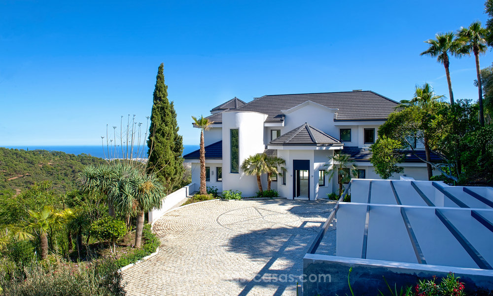 Moderne Design villa te koop met zeezicht in La Zagaleta, Benahavis – Marbella 21142