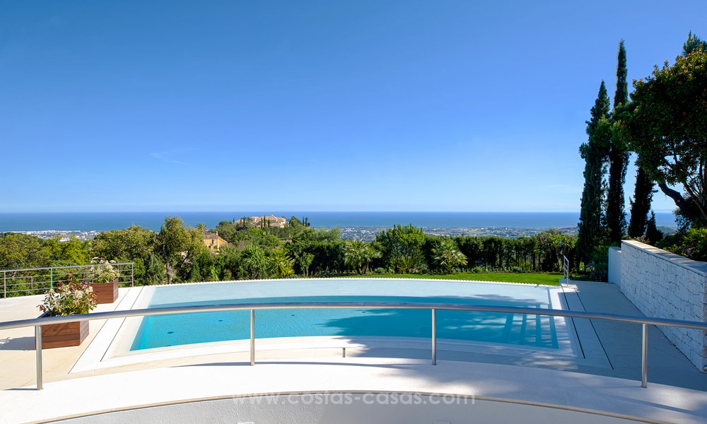 Moderne Design villa te koop met zeezicht in La Zagaleta, Benahavis – Marbella 21150