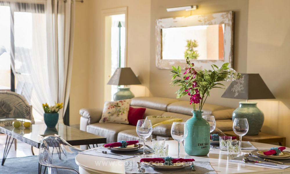 Ruime luxe appartementen te koop in Benahavis - Marbella met prachtig zeezicht. LAATSTE APPARTEMENT MET KORTING. 5050