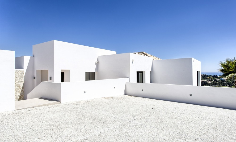 Moderne nieuwbouw villa te koop met zeezicht in Benahavis – Marbella 264