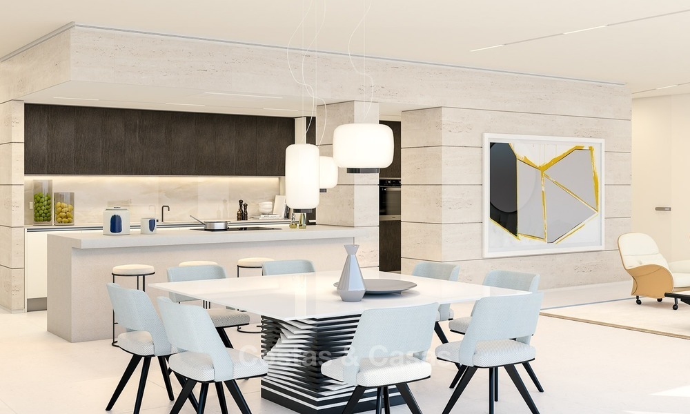 Moderne, prestigieuze nieuwbouw Appartementen en Penthouses te koop aan de Golden Mile, Marbella 1113