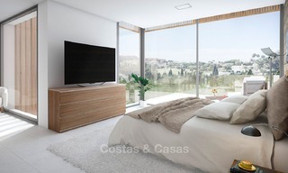 Moderne nieuwbouw villa's te koop aan de New Golden Mile, op loopafstand van het strand, tussen Marbella en Estepona 1121 