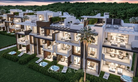 Nieuwe, Moderne Appartementen te koop aan de New Golden Mile, op korte Loopafstand van het Strand, Marbella - Estepona 1133