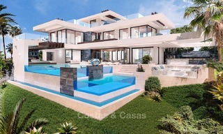 Luxe, Moderne Villa met Zee- en Golfzicht te Koop in Benahavis, Marbella 1129 