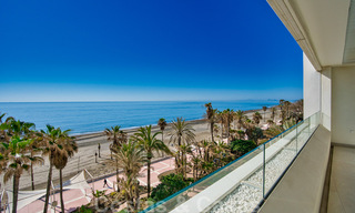 Moderne Luxe Appartementen te koop, direct aan de strandboulevard gelegen, in Estepona centrum. Opgeleverd! 40612 