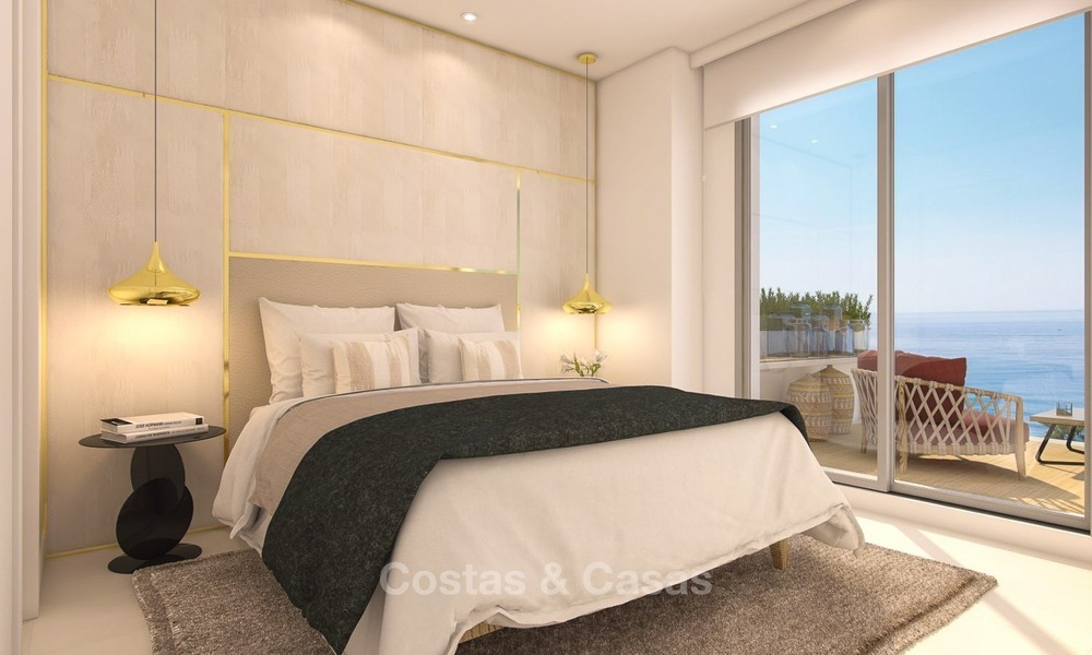 Moderne Appartementen met Zeezicht te koop, vlakbij het Strand in Benalmádena, Costa del Sol. Opgeleverd! 1285