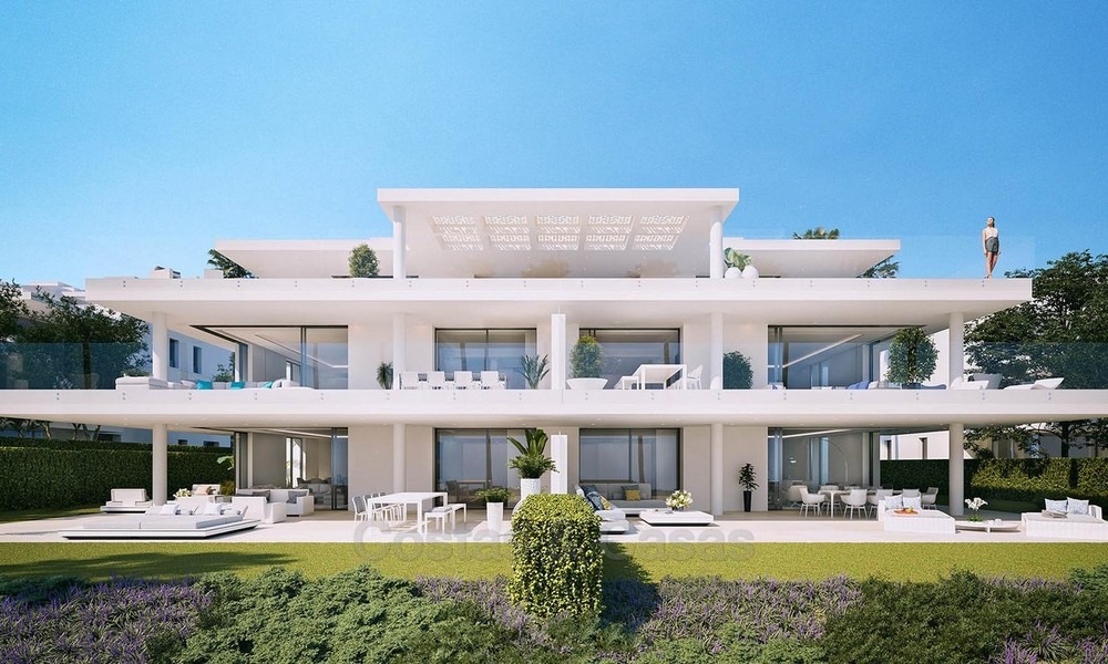 Exclusieve, Nieuwe, Moderne Beachfront Appartementen te koop, New Golden Mile, Marbella - Estepona. Instapklaar. 12297