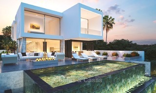 Nieuwbouw Project van Moderne Villa's met Zeezicht te koop, in Mijas, Costa del Sol 1308 