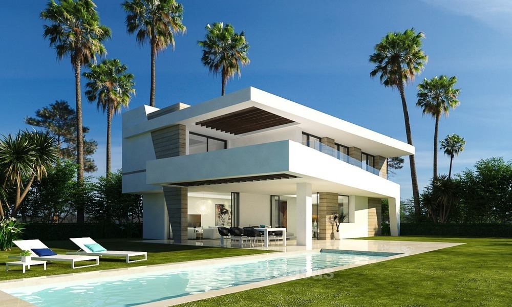 Gated Community met 25 Moderne Villa's te koop nabij een Golf Resort aan de New Golden Mile, Marbella – Estepona 1802