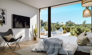Moderne Hedendaagse villa's te koop in een Nieuw Project, Eerstelijns Golf in Estepona - Marbella 2053 