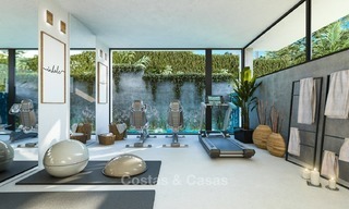 Moderne Hedendaagse villa's te koop in een Nieuw Project, Eerstelijns Golf in Estepona - Marbella 2056 