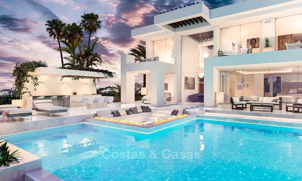 Twee moderne, eigentijdse designer villa's te koop in Mijas - Costa del Sol 2078