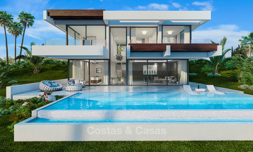 Moderne design Villa's op maat te koop in Marbella, Benahavis, Estepona, Mijas en aan de hele Costa del Sol 23417