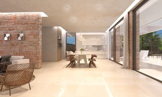 Moderne hedendaagse designer villa te koop met uitzicht op zee in Benalmadena aan de Costa del Sol 2104 
