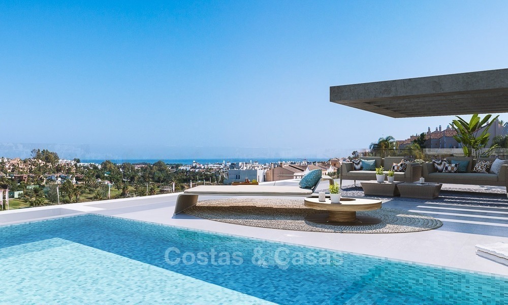 Luxe Gated Community met exclusieve, moderne boetiekstijl appartementen met privézwembad te koop in Marbella - Estepona 2299
