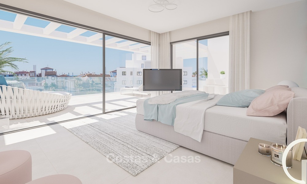 Eigentijdse, moderne appartementen te koop, gelegen nabij het strand en de golf, Estepona - Marbella 2409