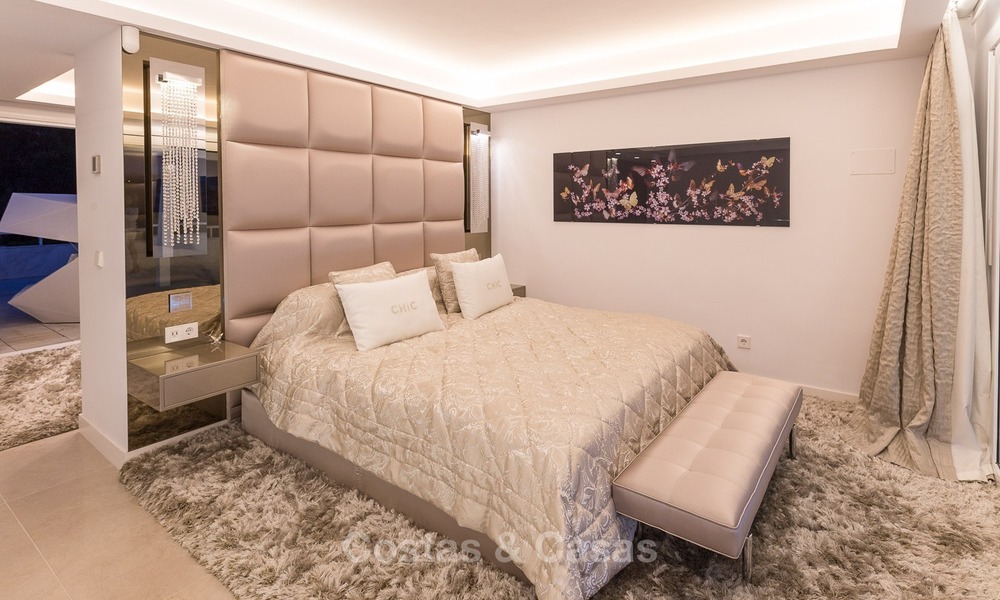 Eerstelijn golf modern, ruim, luxe penthouse te koop in Nueva Andalucia - Marbella 2557