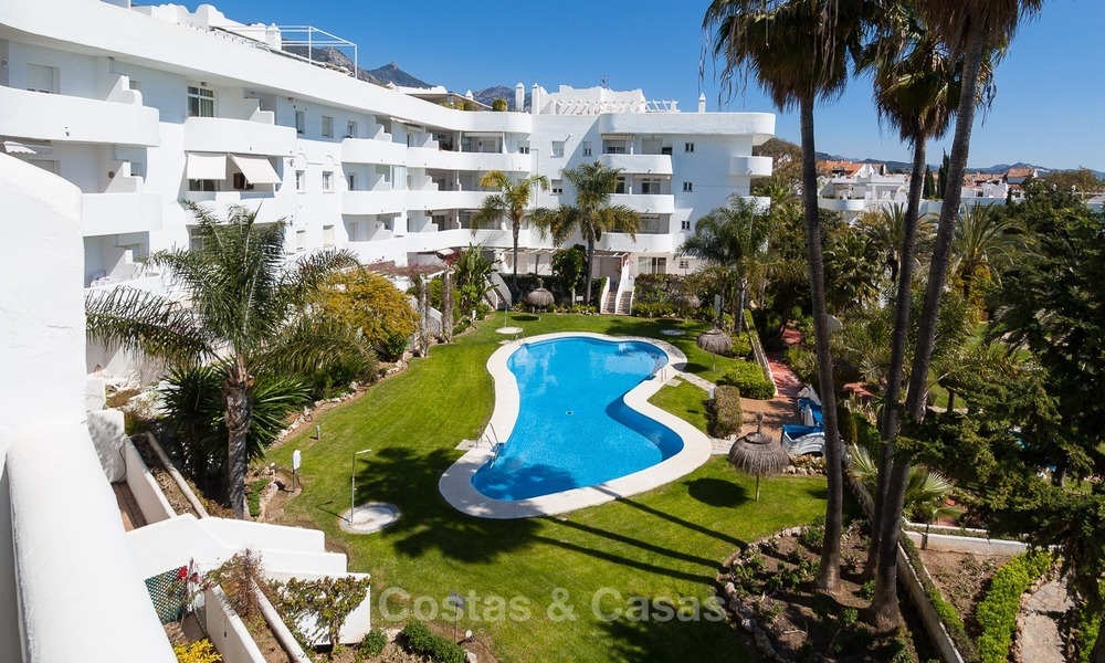Appartement te koop op de Golden Mile met zeezicht en op wandelafstand van het strand en Marbella centrum 2631