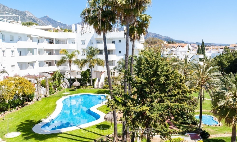 Appartement te koop op de Golden Mile met zeezicht en op wandelafstand van het strand en Marbella centrum 2644