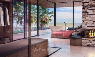 Moderne, hedendaagse, mediterrane stijl villa met zeezicht in Gated community te koop in Benahavis - Marbella 2718 