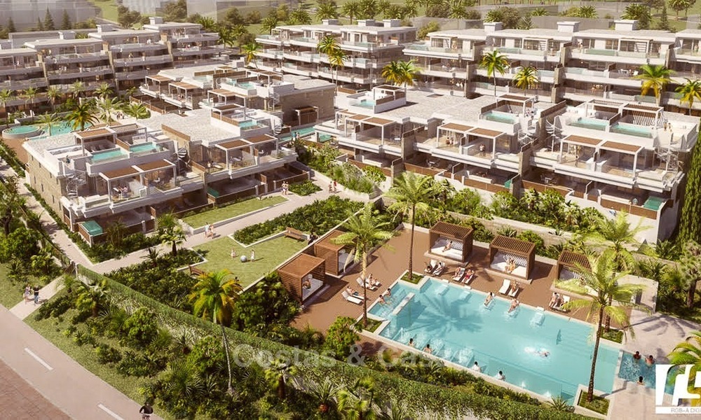 Nieuwe luxe moderne appartementen met privézwembad te koop in Mijas, Costa del Sol 2789