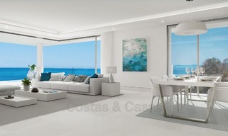 Exclusieve, Nieuwe, Moderne eerstelijns strand Appartementen te koop, Marbella - Estepona. Herverkopen beschikbaar. 3040 
