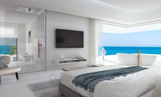 Exclusieve, Nieuwe, Moderne eerstelijns strand Appartementen te koop, Marbella - Estepona. Herverkopen beschikbaar. 3045 