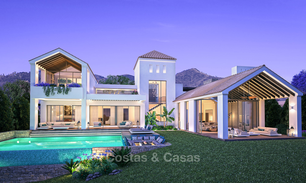 LAATSTE VILLA! Gated Golf Resort, Frontline Golf Villa's te koop aan de New Golden Mile, Marbella - Estepona 3285