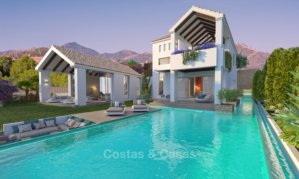 LAATSTE VILLA! Gated Golf Resort, Frontline Golf Villa's te koop aan de New Golden Mile, Marbella - Estepona 3278