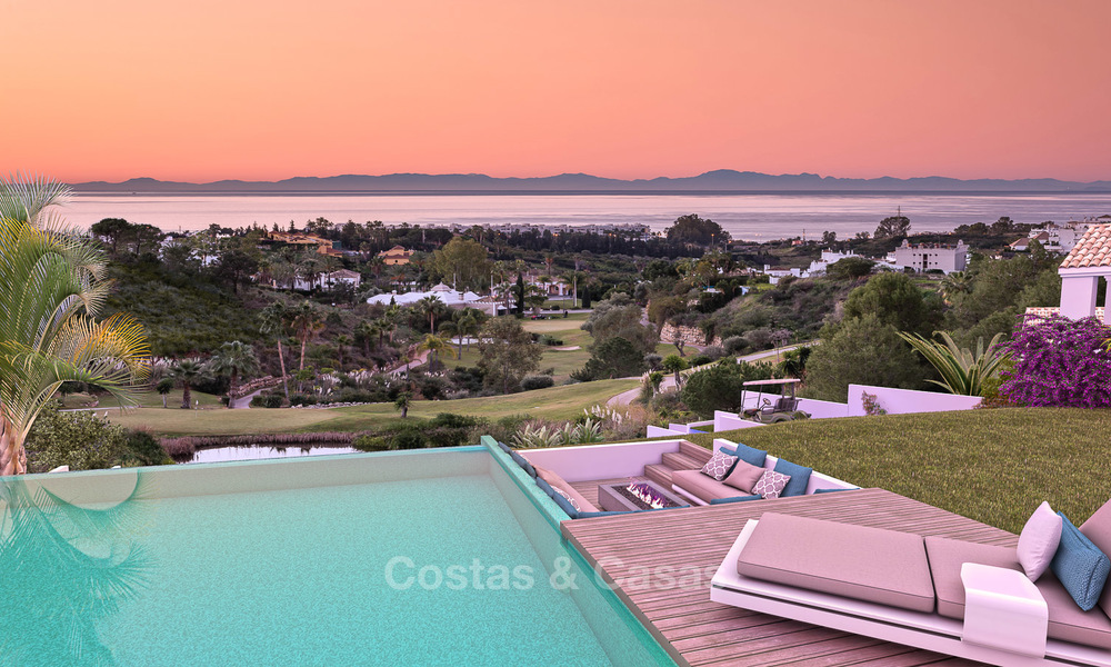 LAATSTE VILLA! Gated Golf Resort, Frontline Golf Villa's te koop aan de New Golden Mile, Marbella - Estepona 3279