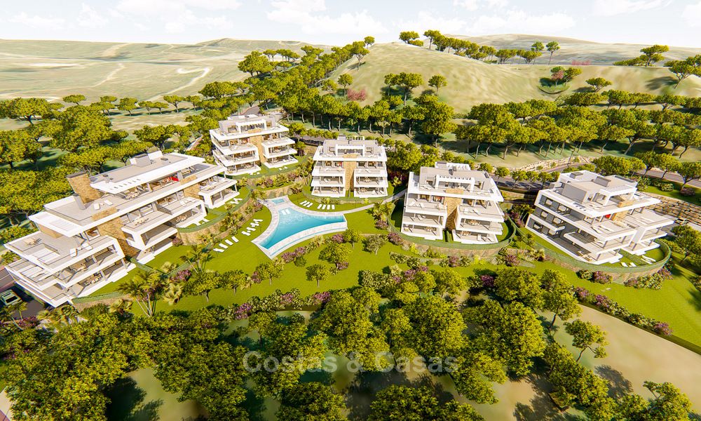 Nieuwe moderne appartementen te koop op de New Golden Mile, tussen Marbella en Estepona 3401