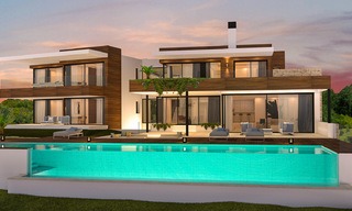 Luxe nieuwbouw villa te koop, in een exclusief golf resort, eerstelijn golf in Benahavis, Marbella 3478 